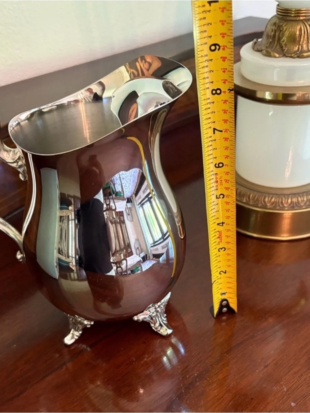 Vintage Oneida Silver Plated Pitcher or Vase with box.